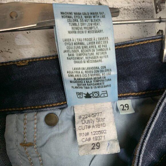 Rich & Skinny Dusty Star Dark Wash Denim Bootcut Long Jeans - Picture 10 of 16